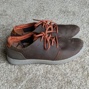 Merrell Freewheel Lace dark earth shoes 8.5